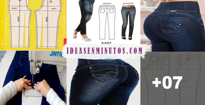 Aprende a confeccionar pantalones jean con patrones