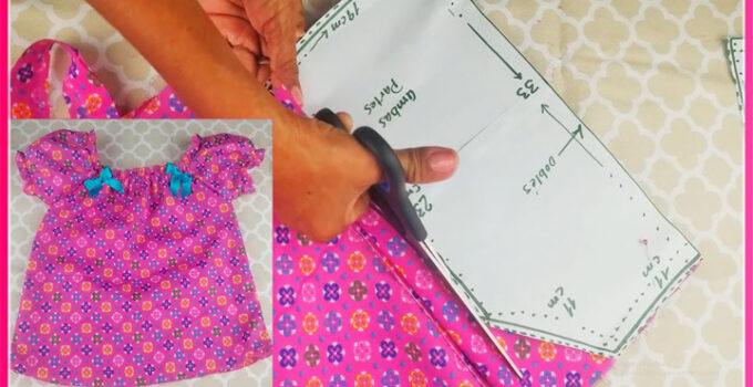 Aprende como hacer hermosas blusas para niñas con patrones