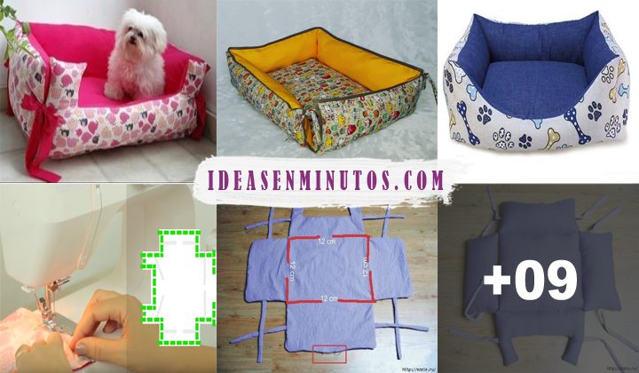 Planta Tendero Marquesina Aprende como hacer cama para mascotas con patrones paso a paso