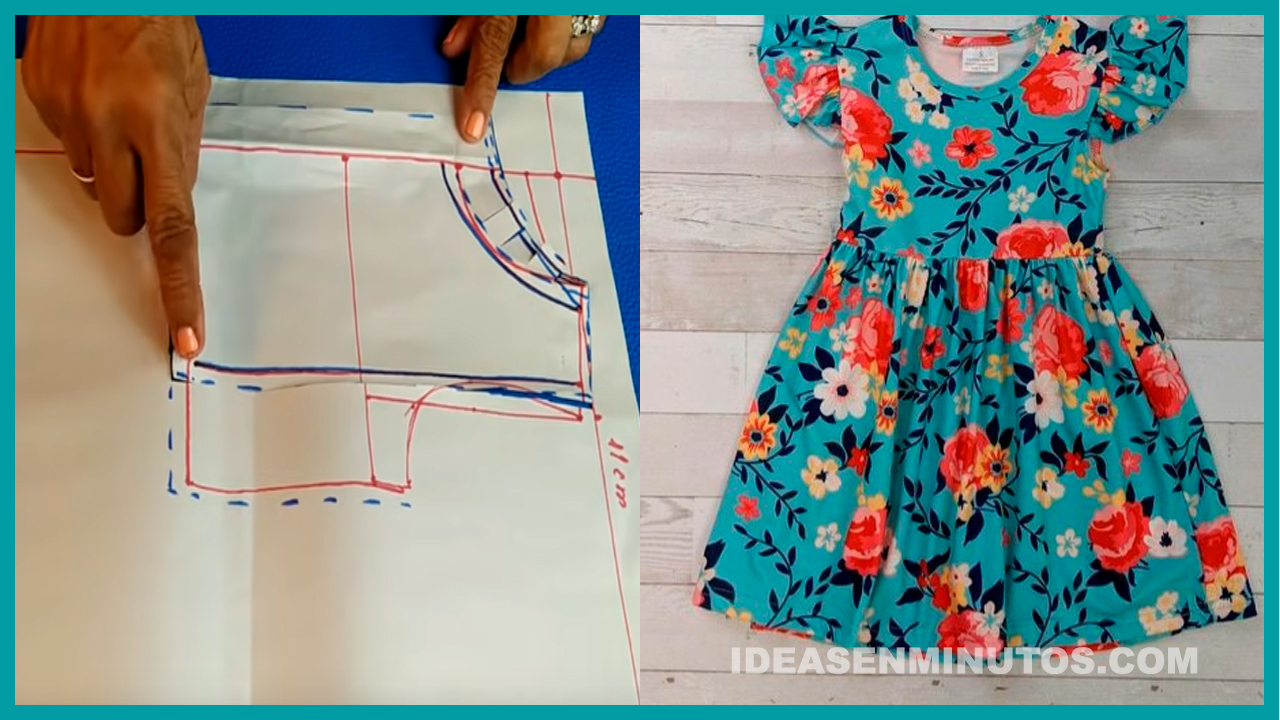 Mira este truco para crear vestido de moda con patrón 2023