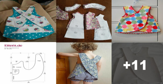 Curso: Cómo hacer blusa de espalda cruzada para niñas con patrón